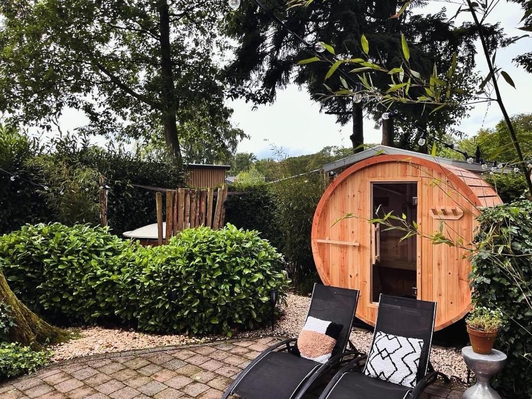 Het Verwende Nest Lodge, Wellness Lodge, Hottub & Sauna Voorthuizen Exterior foto