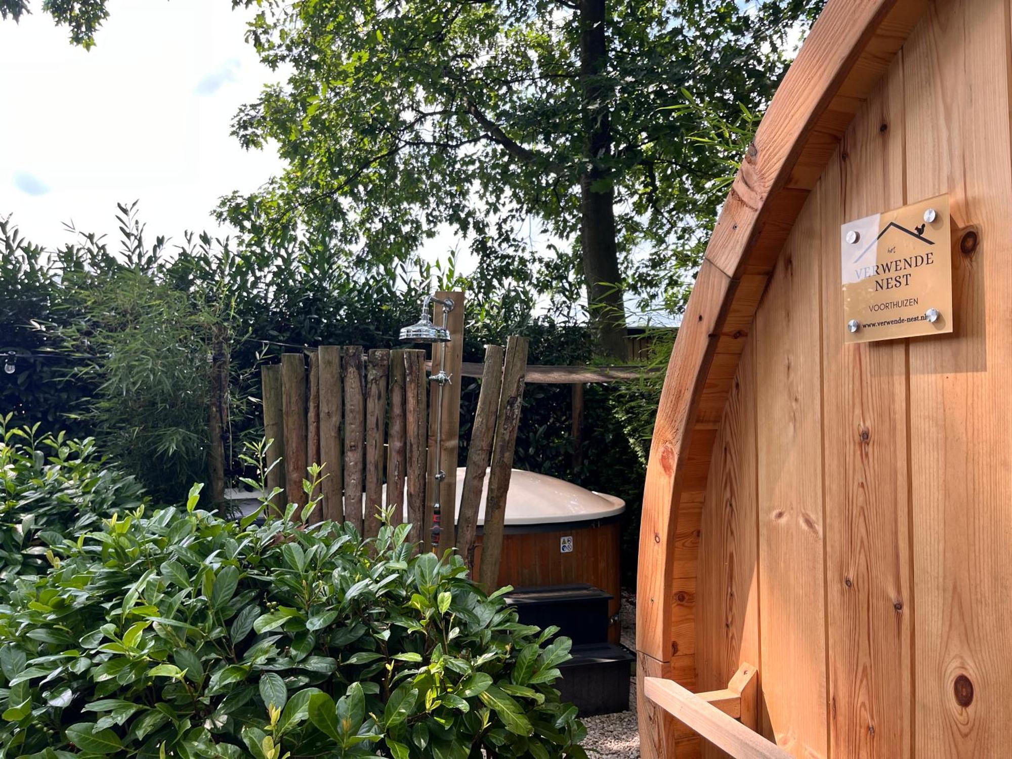Het Verwende Nest Lodge, Wellness Lodge, Hottub & Sauna Voorthuizen Exterior foto